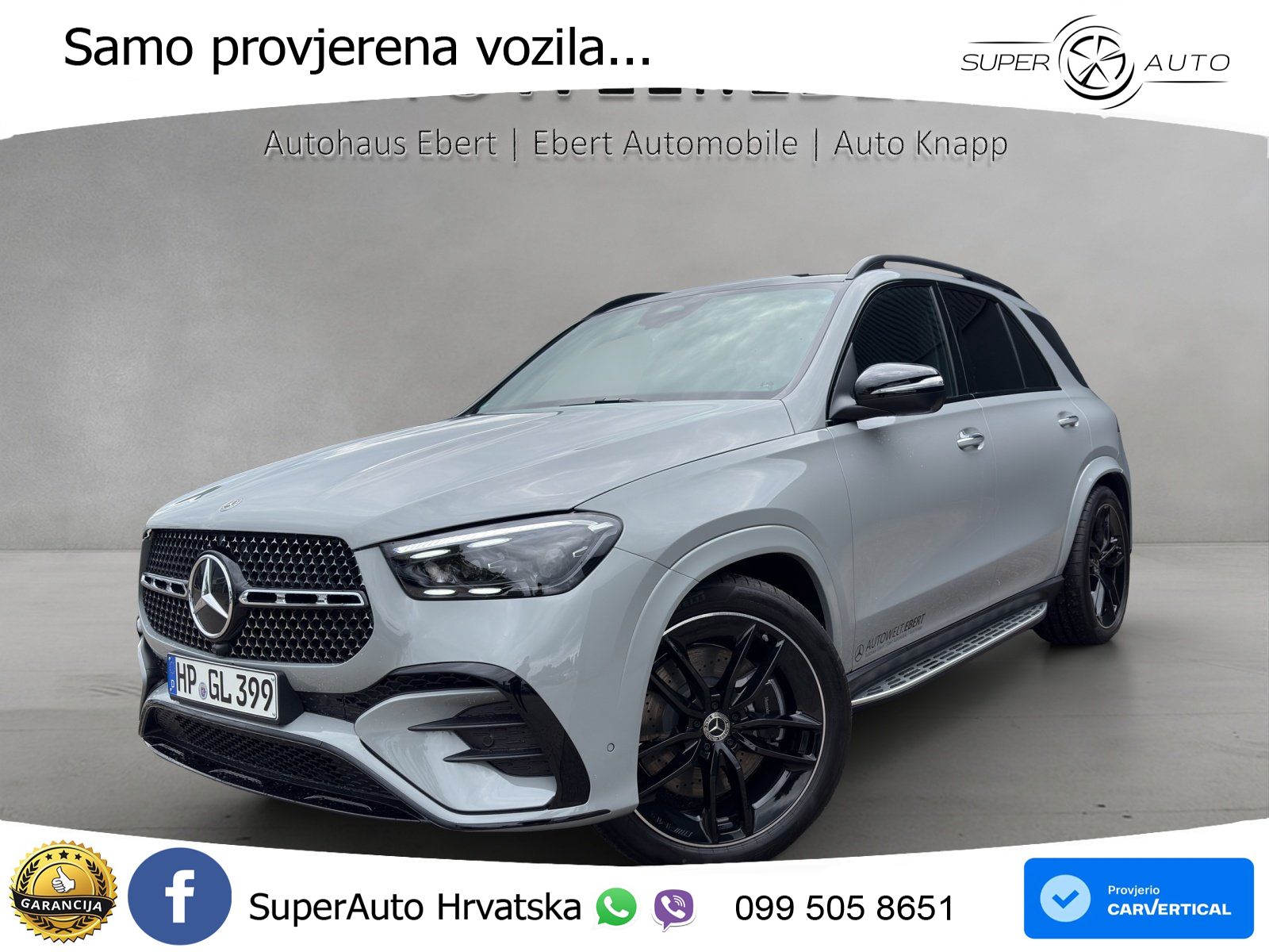Mercedes GLE 450d (367 KS) EQ Boost 4MATIC 9G-TRONIC AMG LED+GR SJED+ACC