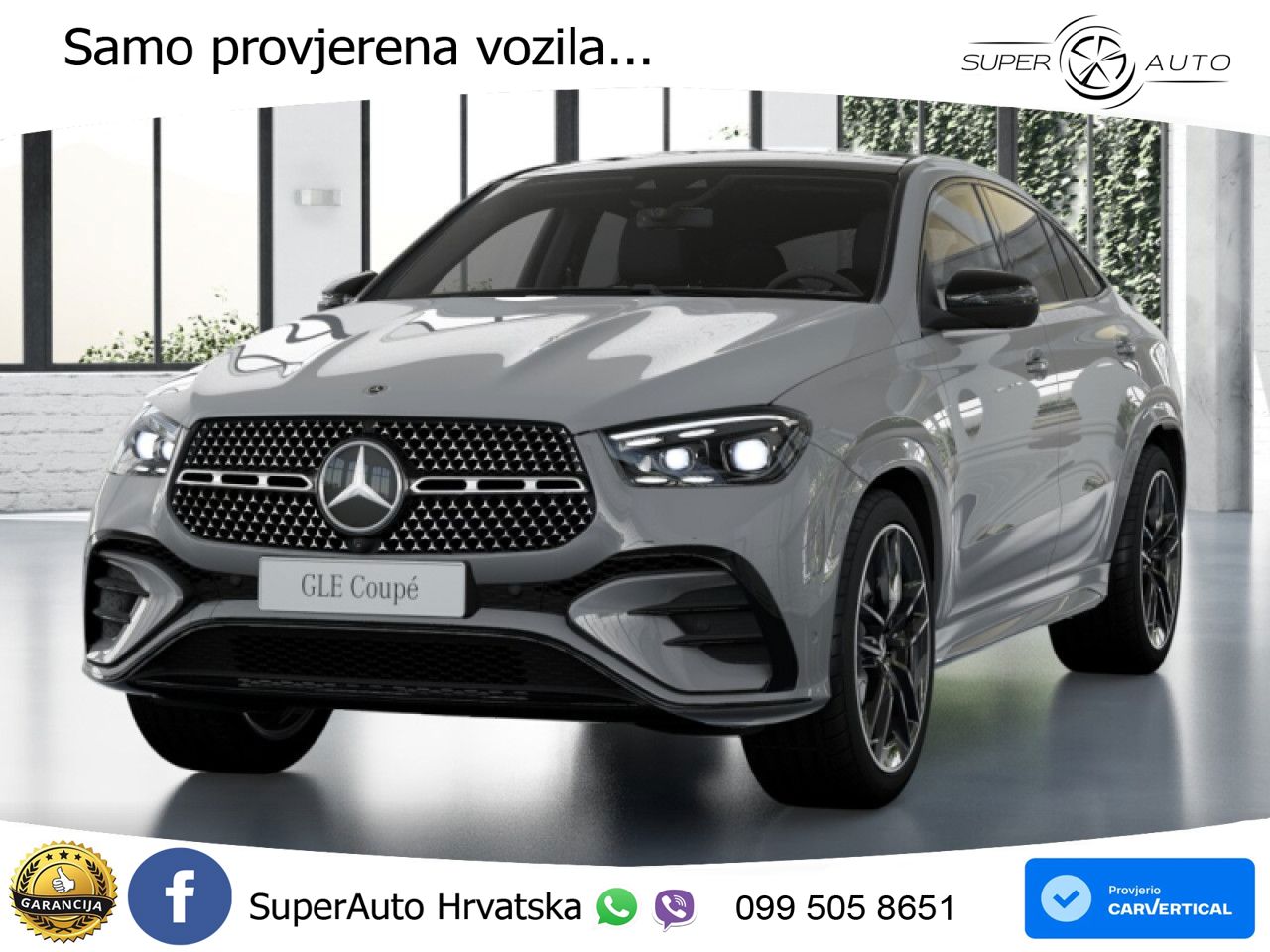 Mercedes GLE Coupe 450d (367 KS) EQ Boost 4MATIC 9G-TRONIC AMG LED+GR SJED+ACC