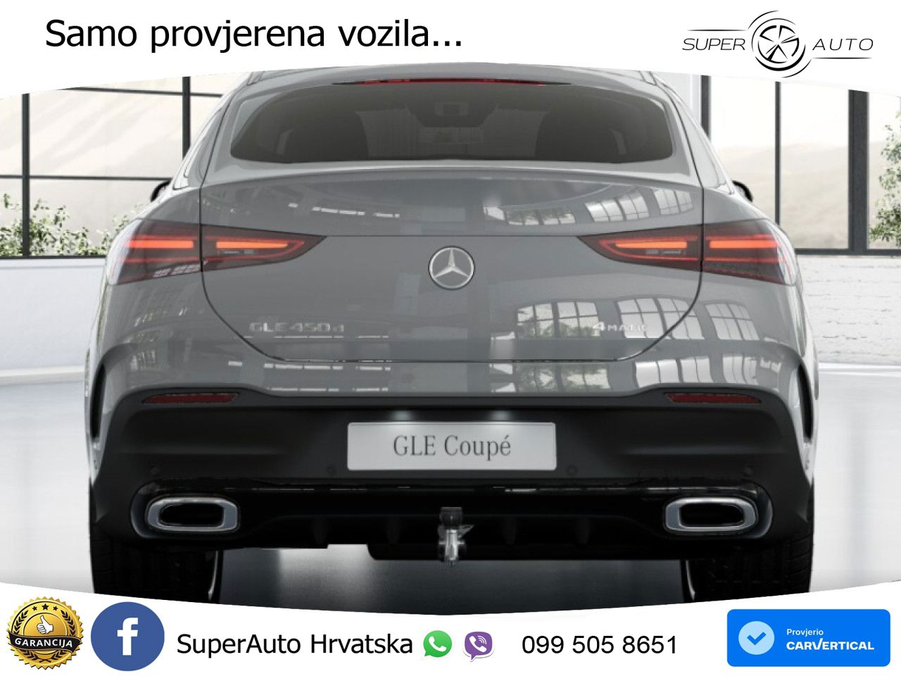 Mercedes GLE Coupe 450d (367 KS) EQ Boost 4MATIC 9G-TRONIC AMG LED+GR SJED+ACC