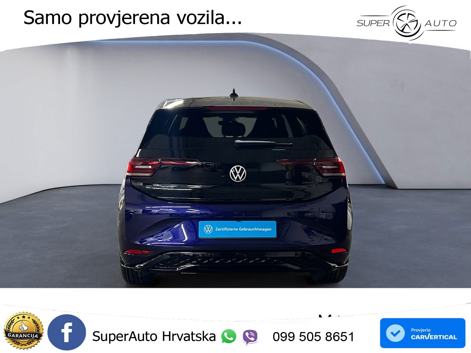 Volkswagen ID.3 GTX Performance 84 kWh (326 KS) LED+GR SJED+ACC