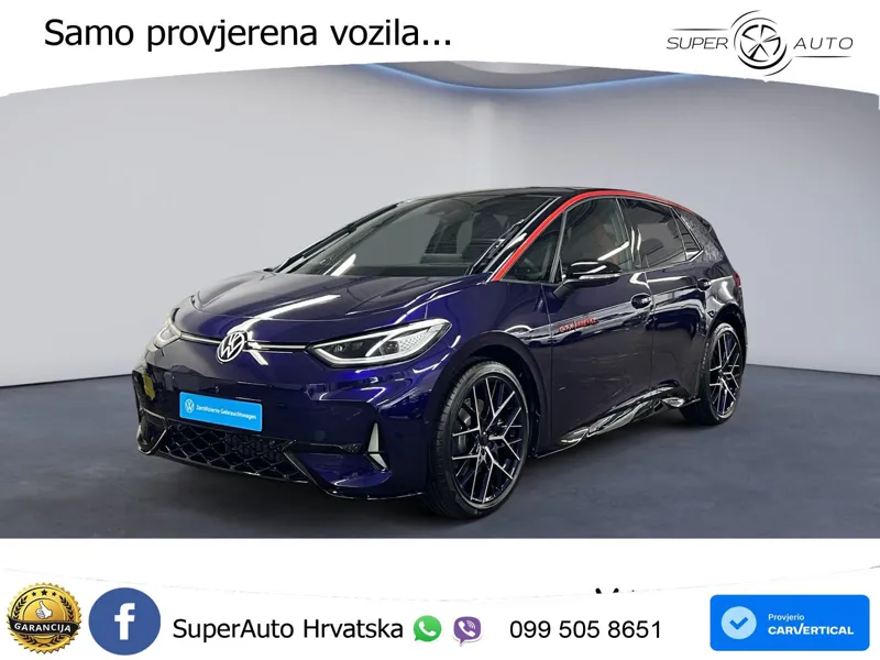 Volkswagen ID.3 GTX Performance 84 kWh (326 KS) LED+GR SJED+ACC