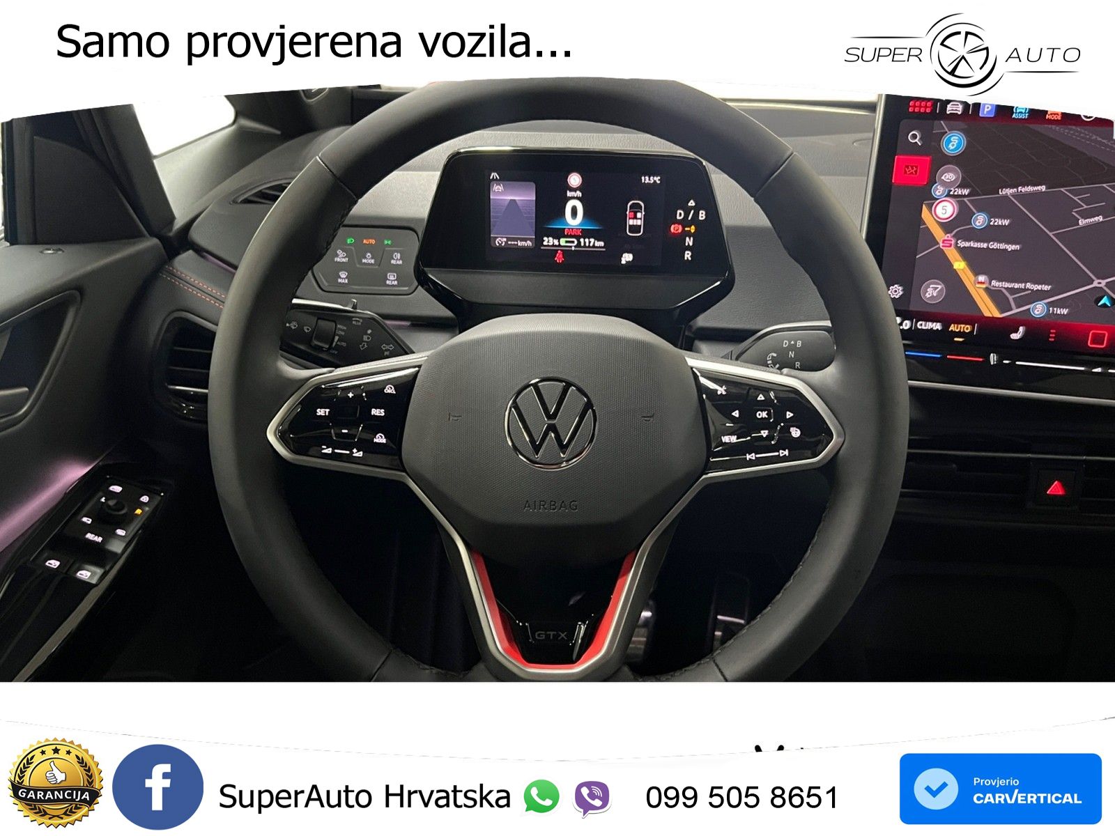 Volkswagen ID.3 GTX Performance 84 kWh (326 KS) LED+GR SJED+ACC