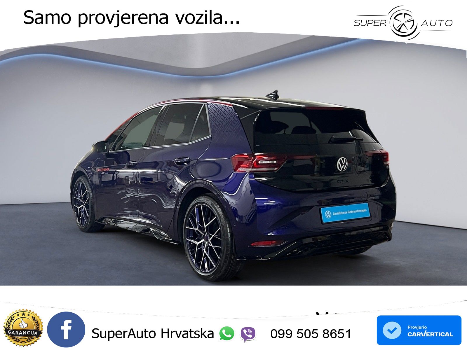 Volkswagen ID.3 GTX Performance 84 kWh (326 KS) LED+GR SJED+ACC