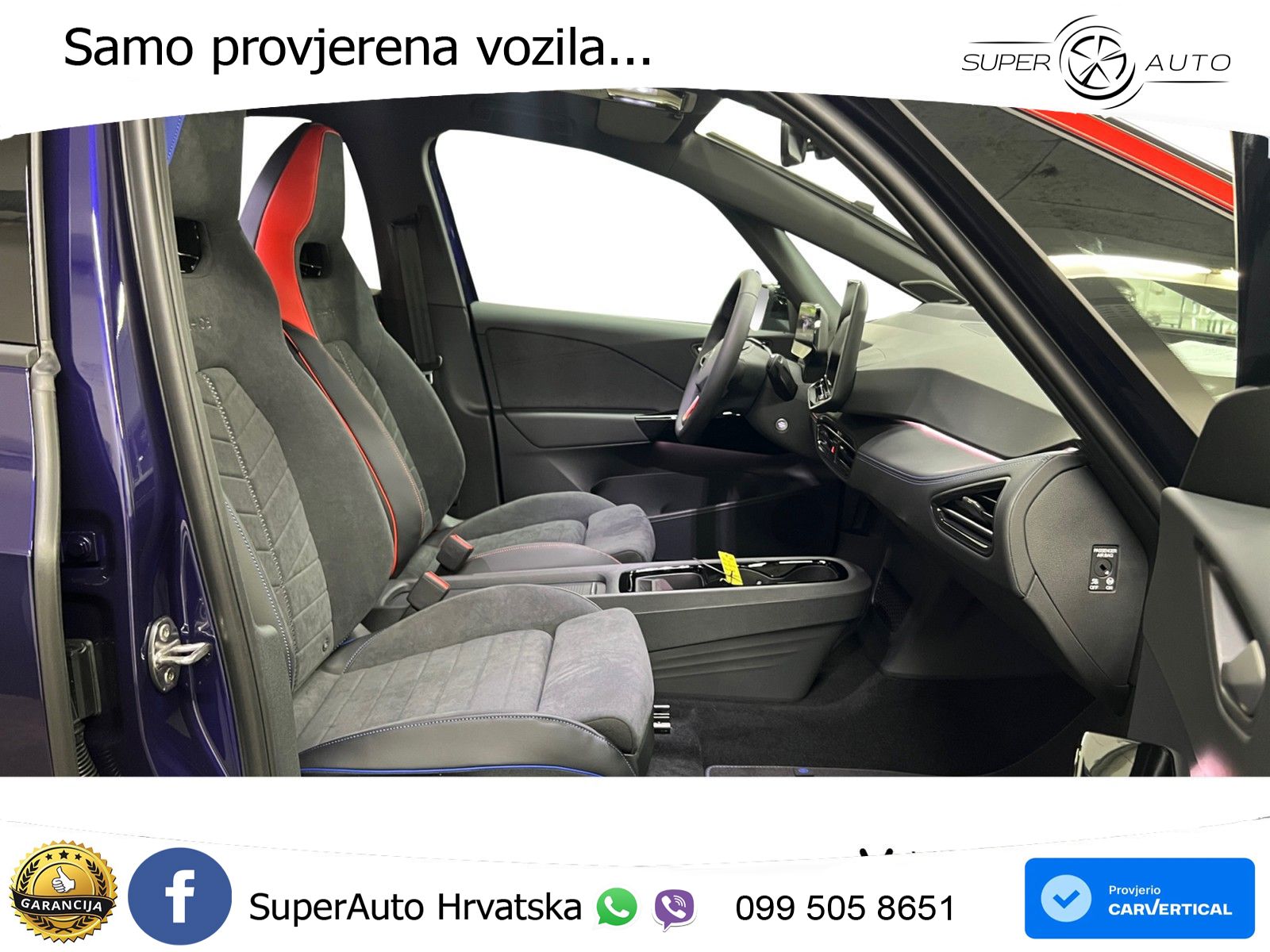 Volkswagen ID.3 GTX Performance 84 kWh (326 KS) LED+GR SJED+ACC