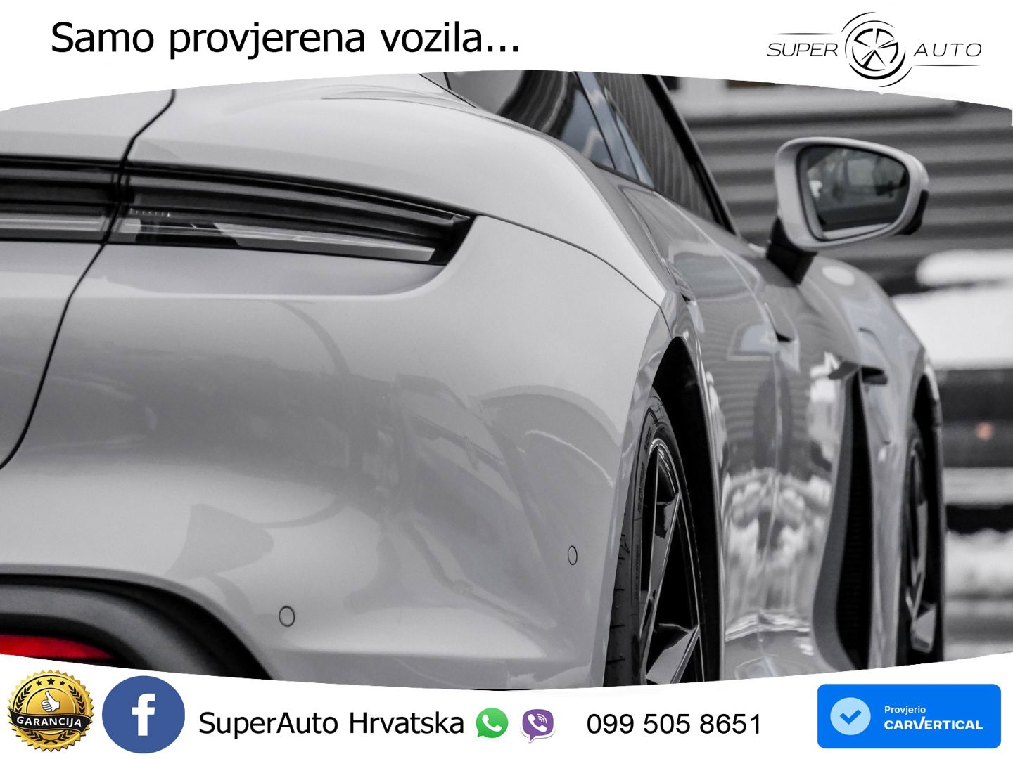 Porsche Taycan Sport Turismo 4S 105 kWh (598 KS)