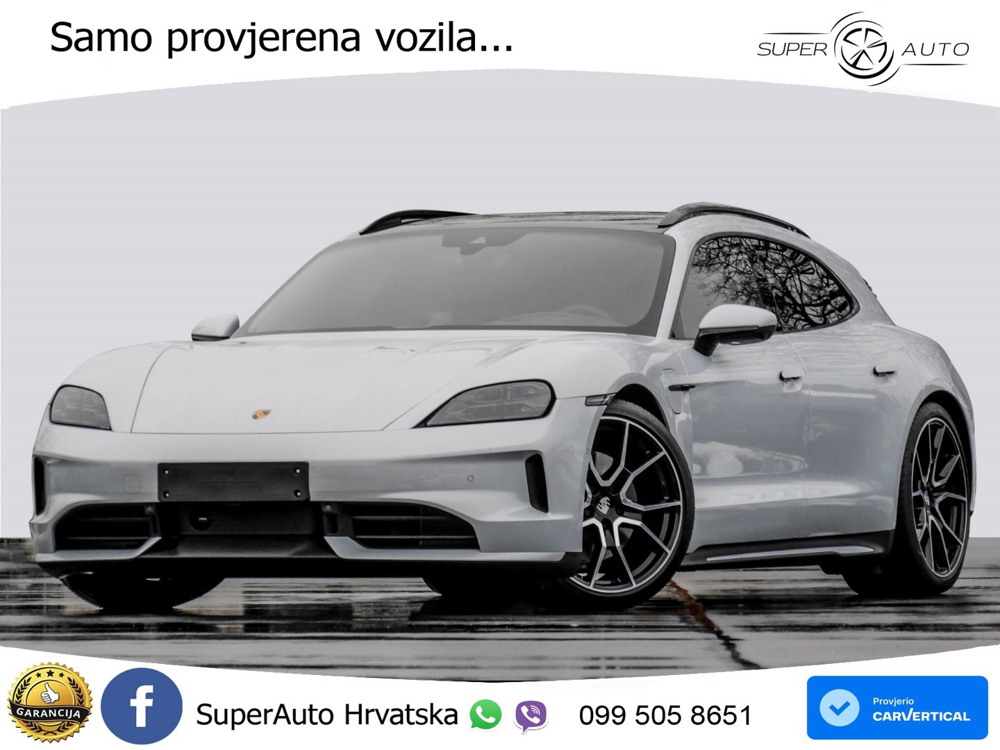 Porsche Taycan Sport Turismo 4S 105 kWh (598 KS)