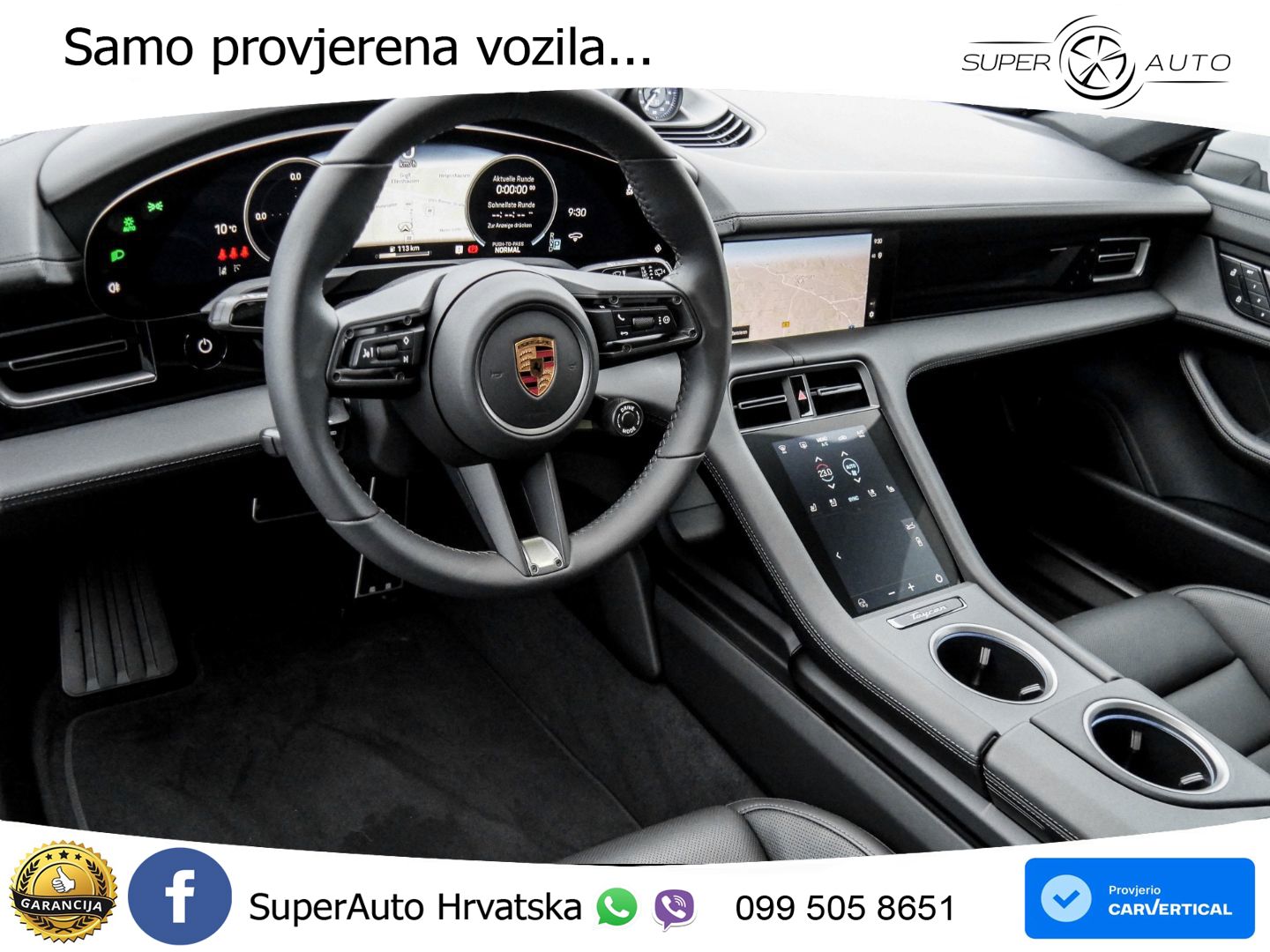 Porsche Taycan Sport Turismo 4S 105 kWh (598 KS)