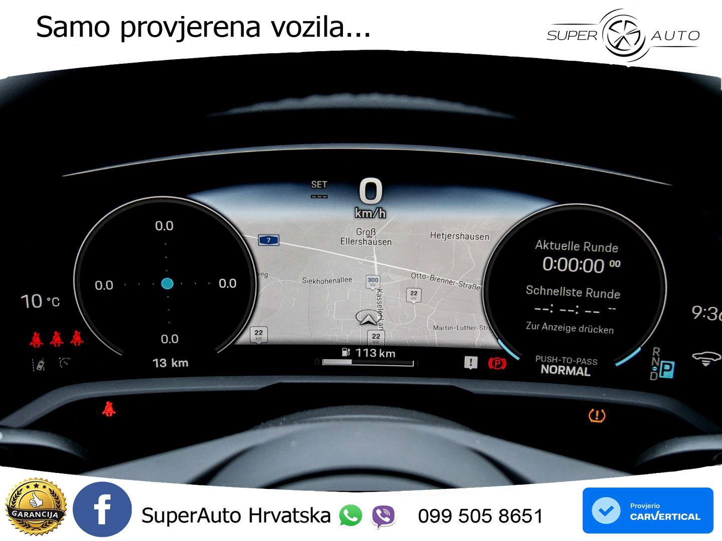 Porsche Taycan Sport Turismo 4S 105 kWh (598 KS)