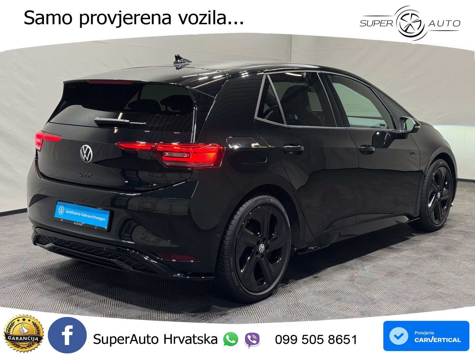 Volkswagen ID.3 GTX Performance 84 kWh (326 KS) LED+GR SJED+ACC