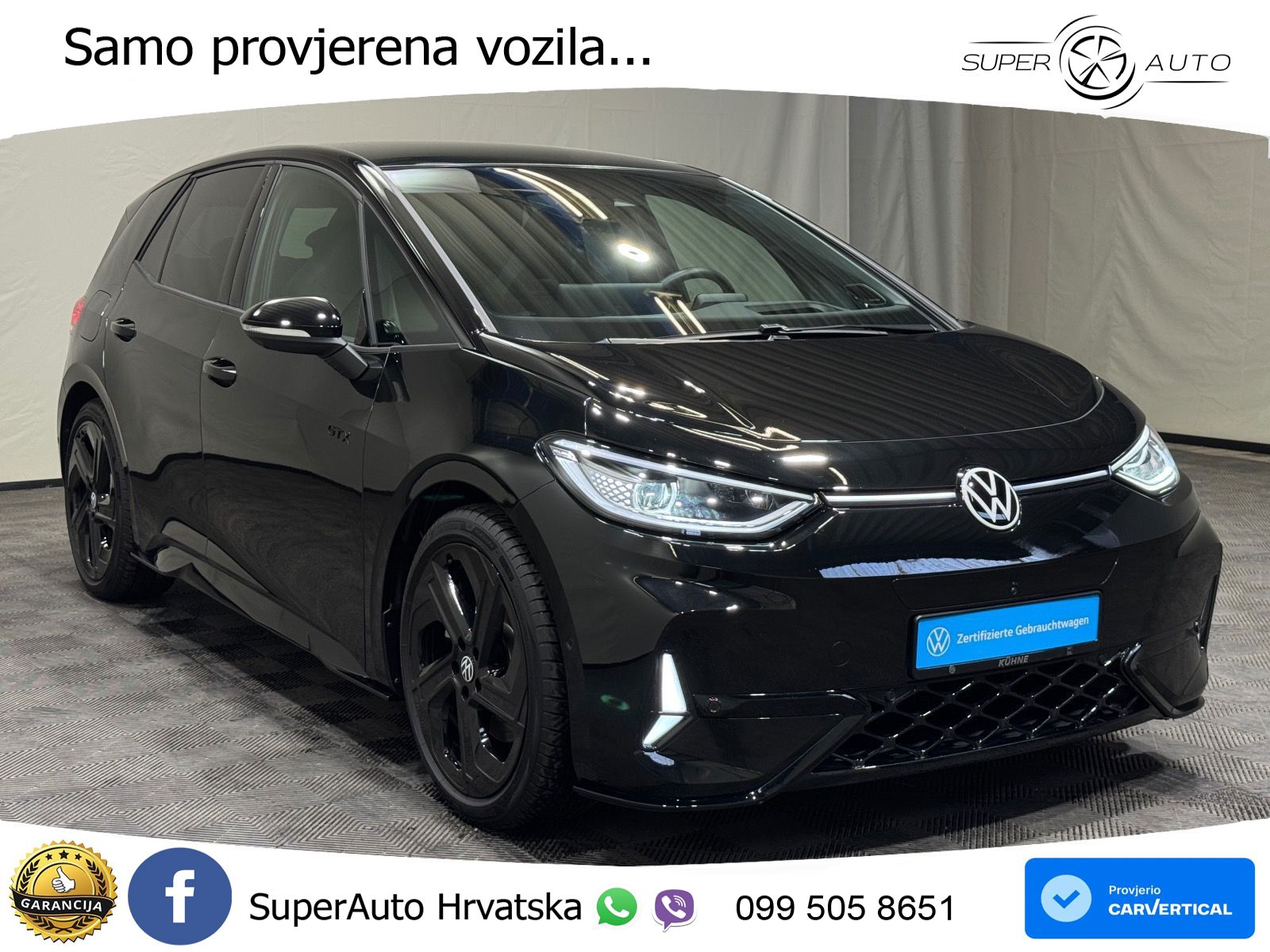 Volkswagen ID.3 GTX Performance 84 kWh (326 KS) LED+GR SJED+ACC