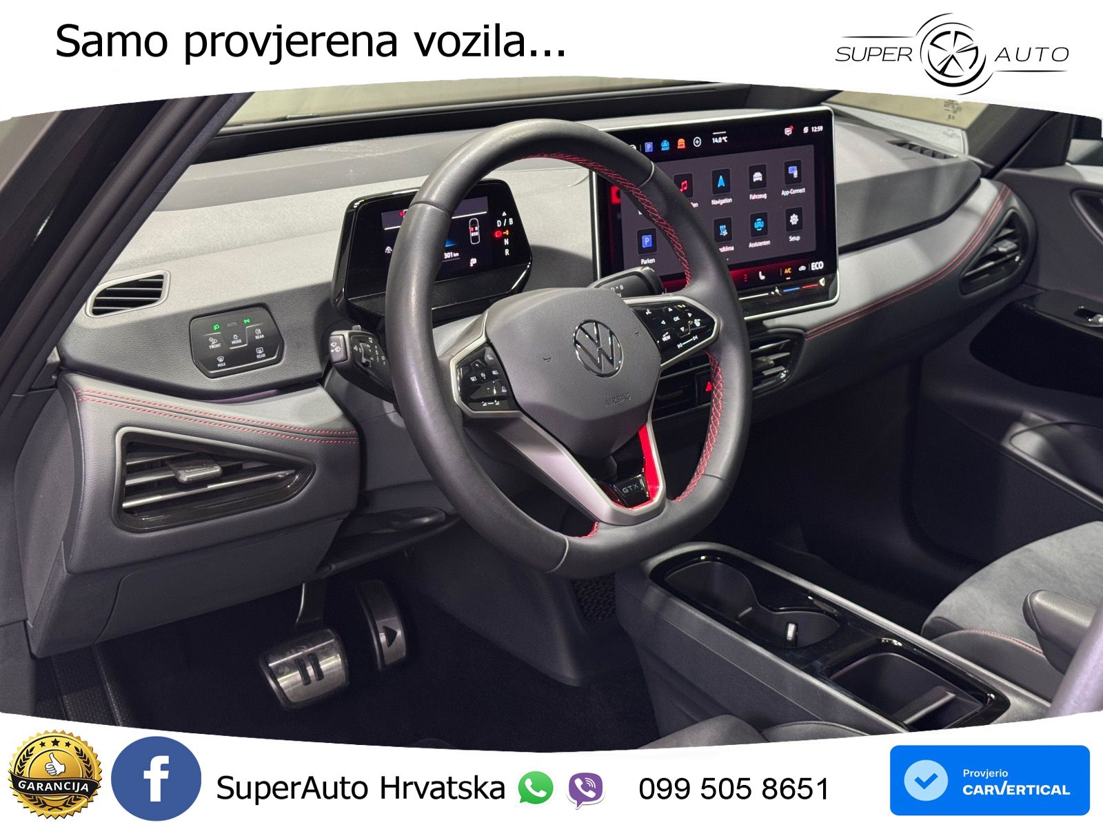 Volkswagen ID.3 GTX Performance 84 kWh (326 KS) LED+GR SJED+ACC