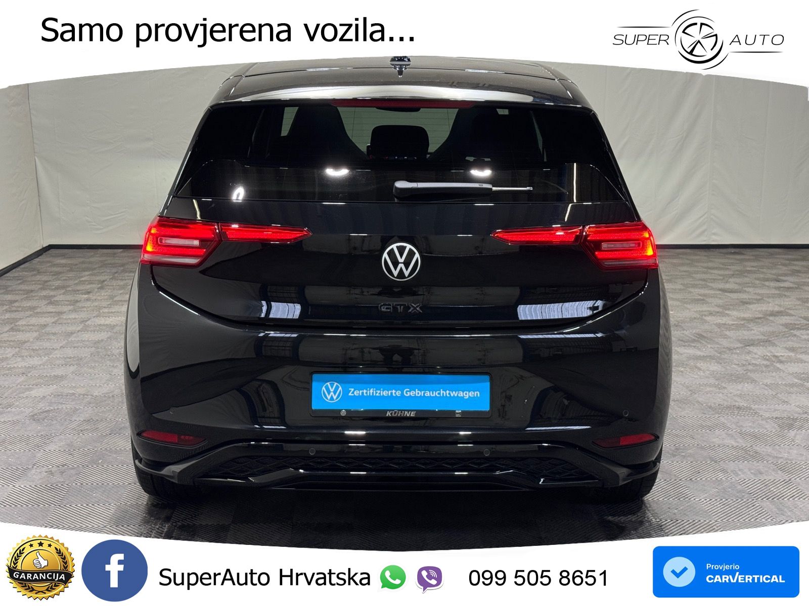 Volkswagen ID.3 GTX Performance 84 kWh (326 KS) LED+GR SJED+ACC