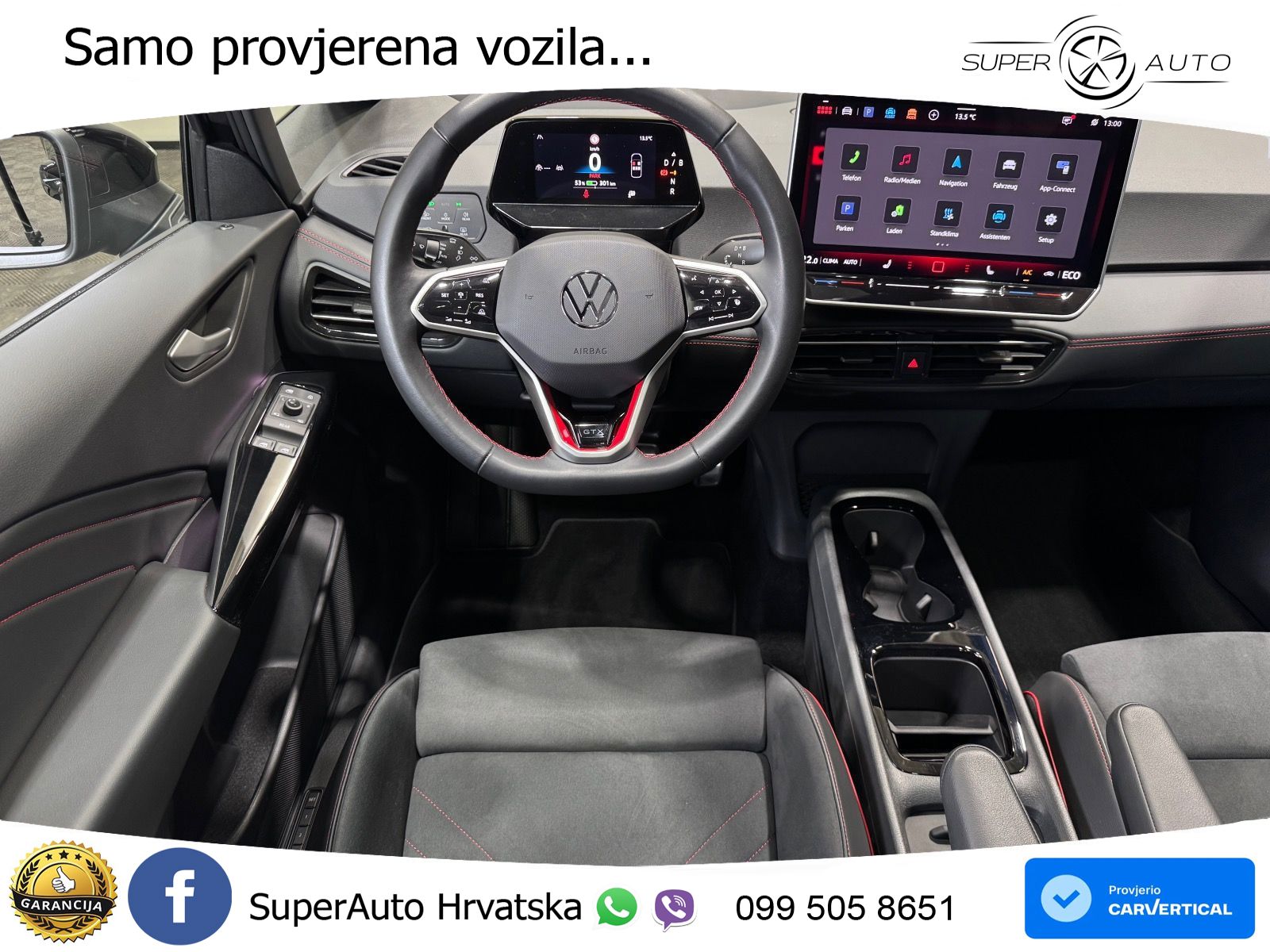 Volkswagen ID.3 GTX Performance 84 kWh (326 KS) LED+GR SJED+ACC