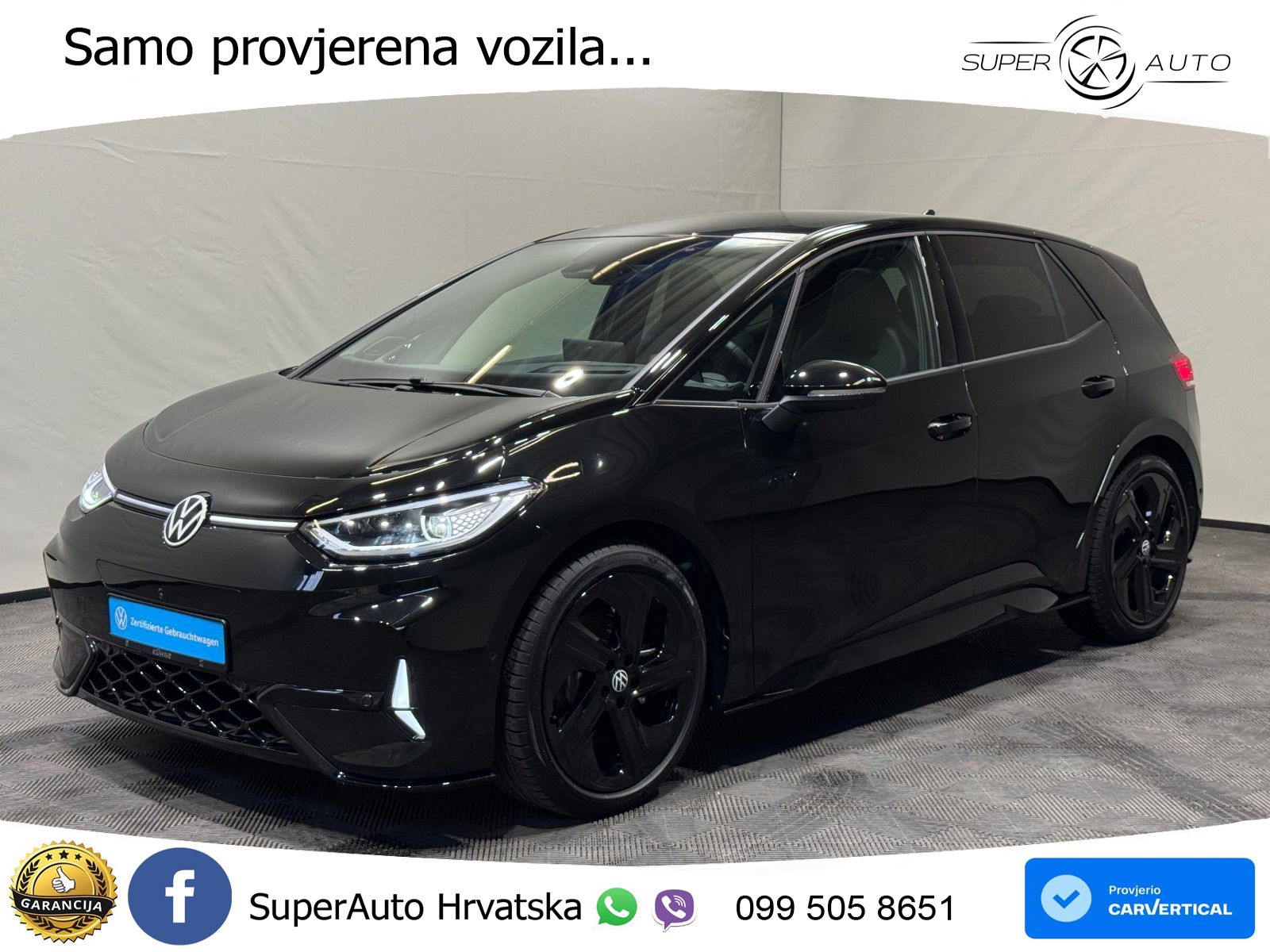 Volkswagen ID.3 GTX Performance 84 kWh (326 KS) LED+GR SJED+ACC