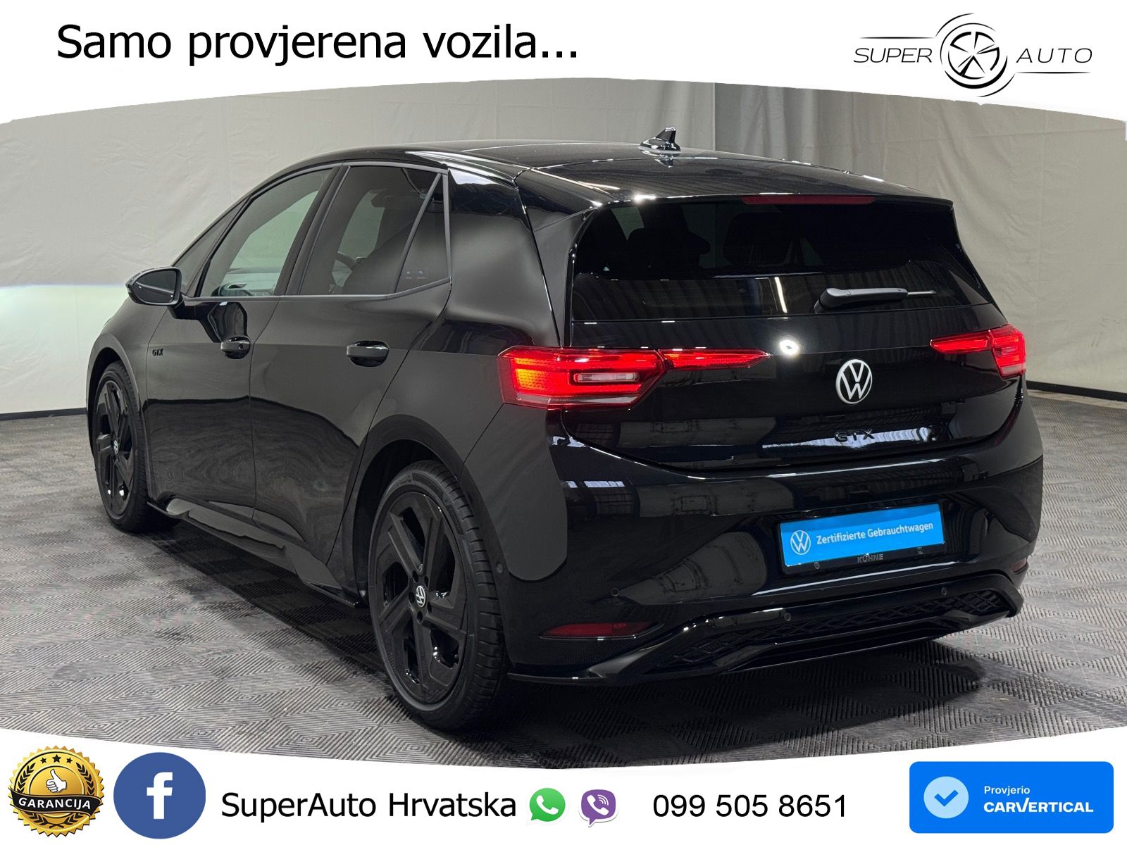 Volkswagen ID.3 GTX Performance 84 kWh (326 KS) LED+GR SJED+ACC