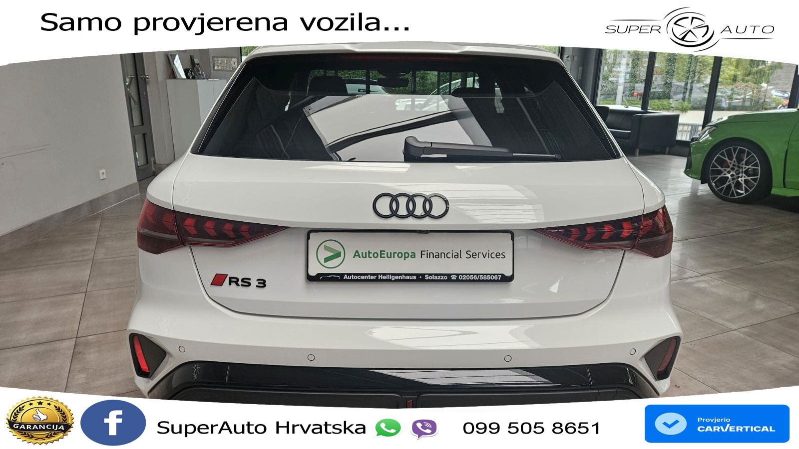 Audi RS3 Sedan 2.5 TFSI (400 KS) quattro S tronic LED+GR SJED+ACC