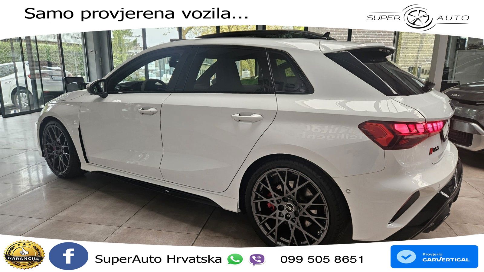 Audi RS3 Sedan 2.5 TFSI (400 KS) quattro S tronic LED+GR SJED+ACC