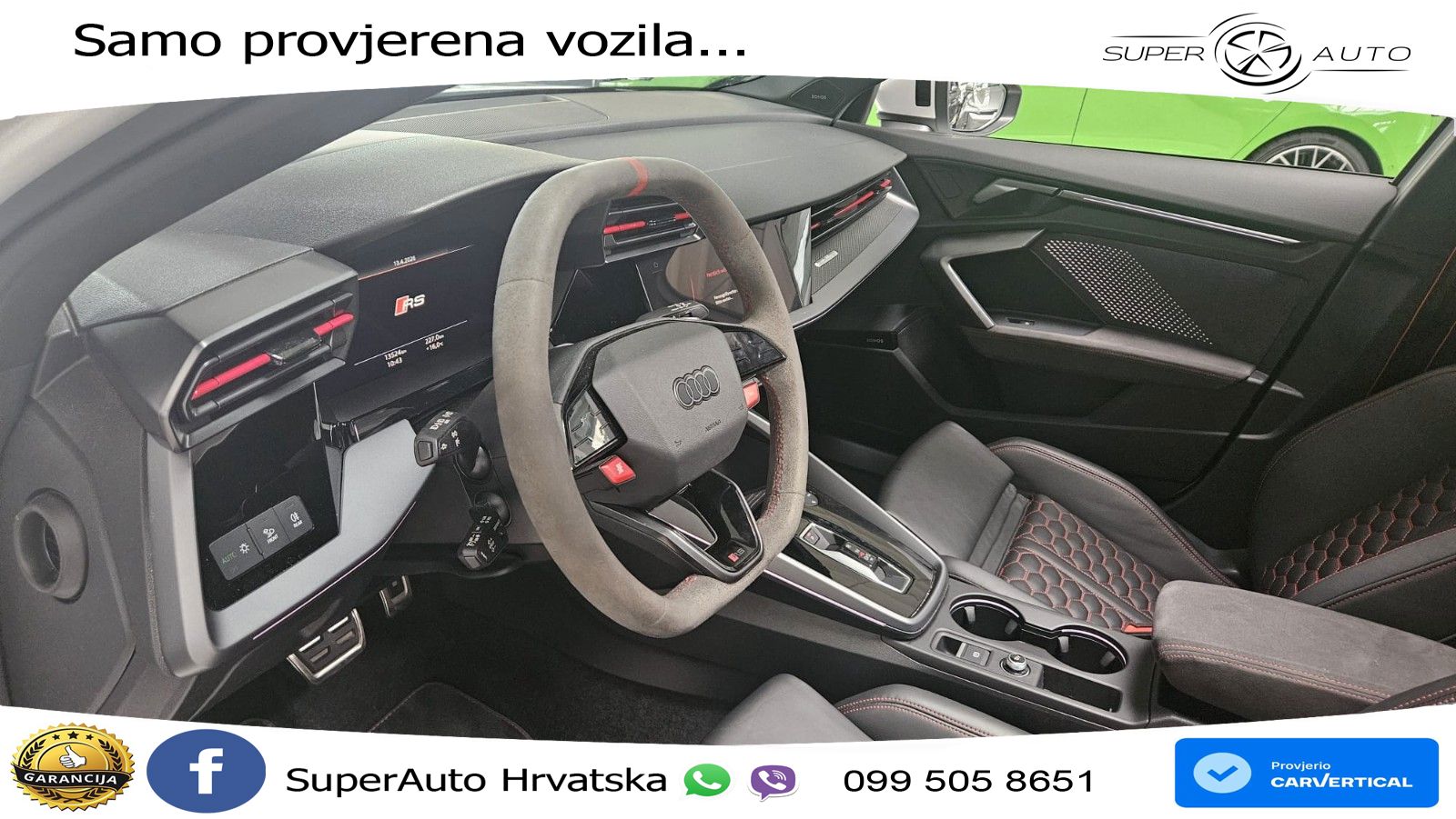 Audi RS3 Sedan 2.5 TFSI (400 KS) quattro S tronic LED+GR SJED+ACC