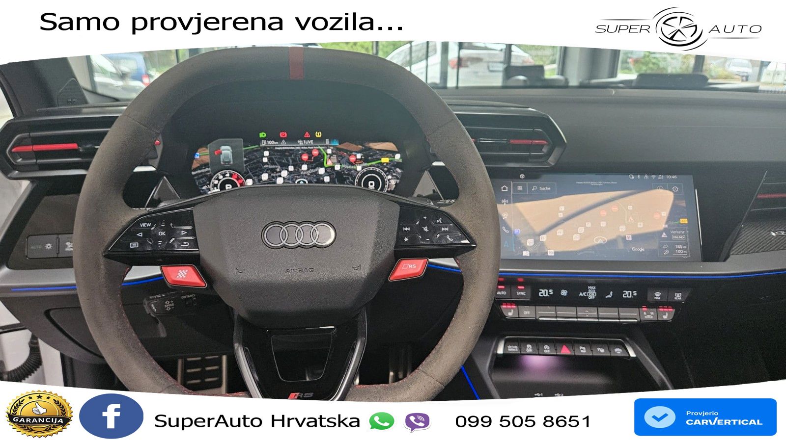Audi RS3 Sedan 2.5 TFSI (400 KS) quattro S tronic LED+GR SJED+ACC