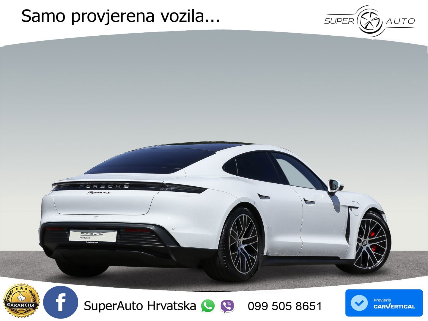 Porsche Taycan 4S Performance Plus 93.4 kWh (571 KS)