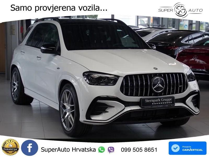 Mercedes AMG GLE 53 (544 KS) Hybrid 4MATIC+ 9G-TRONIC ACC+HEAD+4xGR SJED+360+PANO