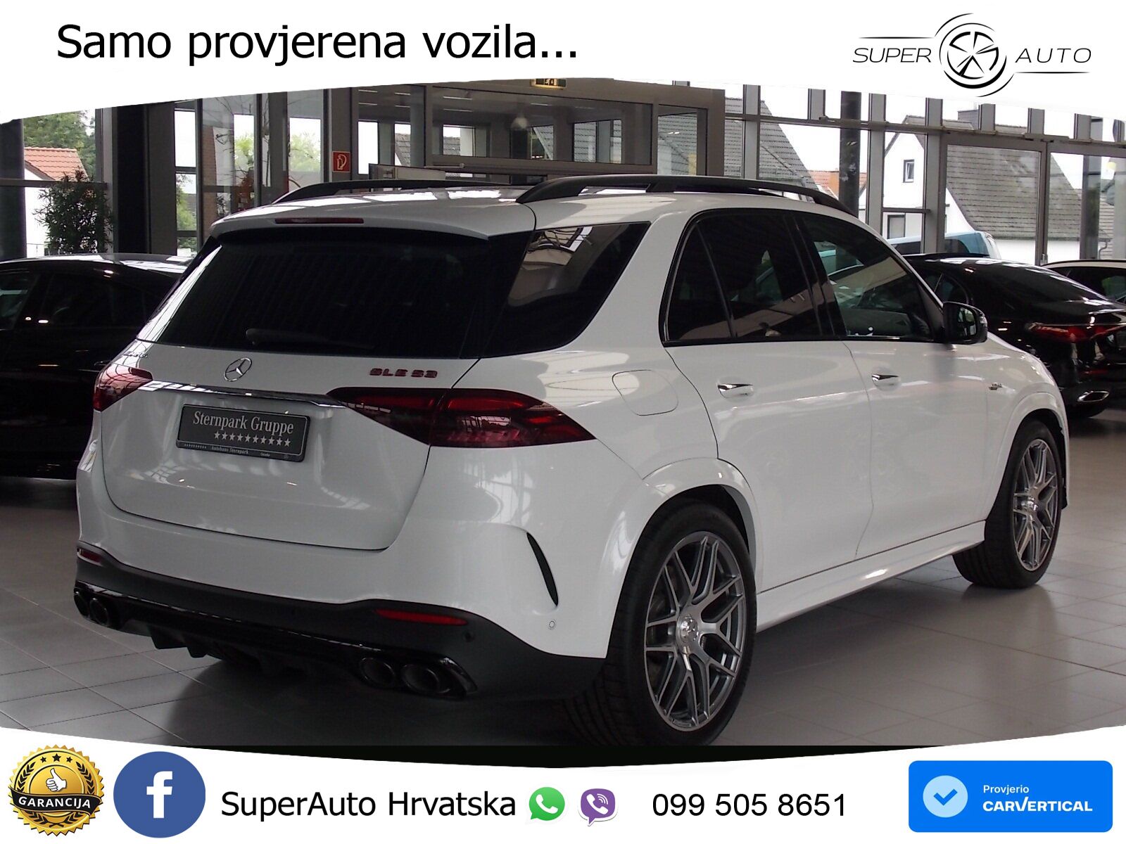 Mercedes AMG GLE 53 (544 KS) Hybrid 4MATIC+ 9G-TRONIC ACC+HEAD+4xGR SJED+360+PANO