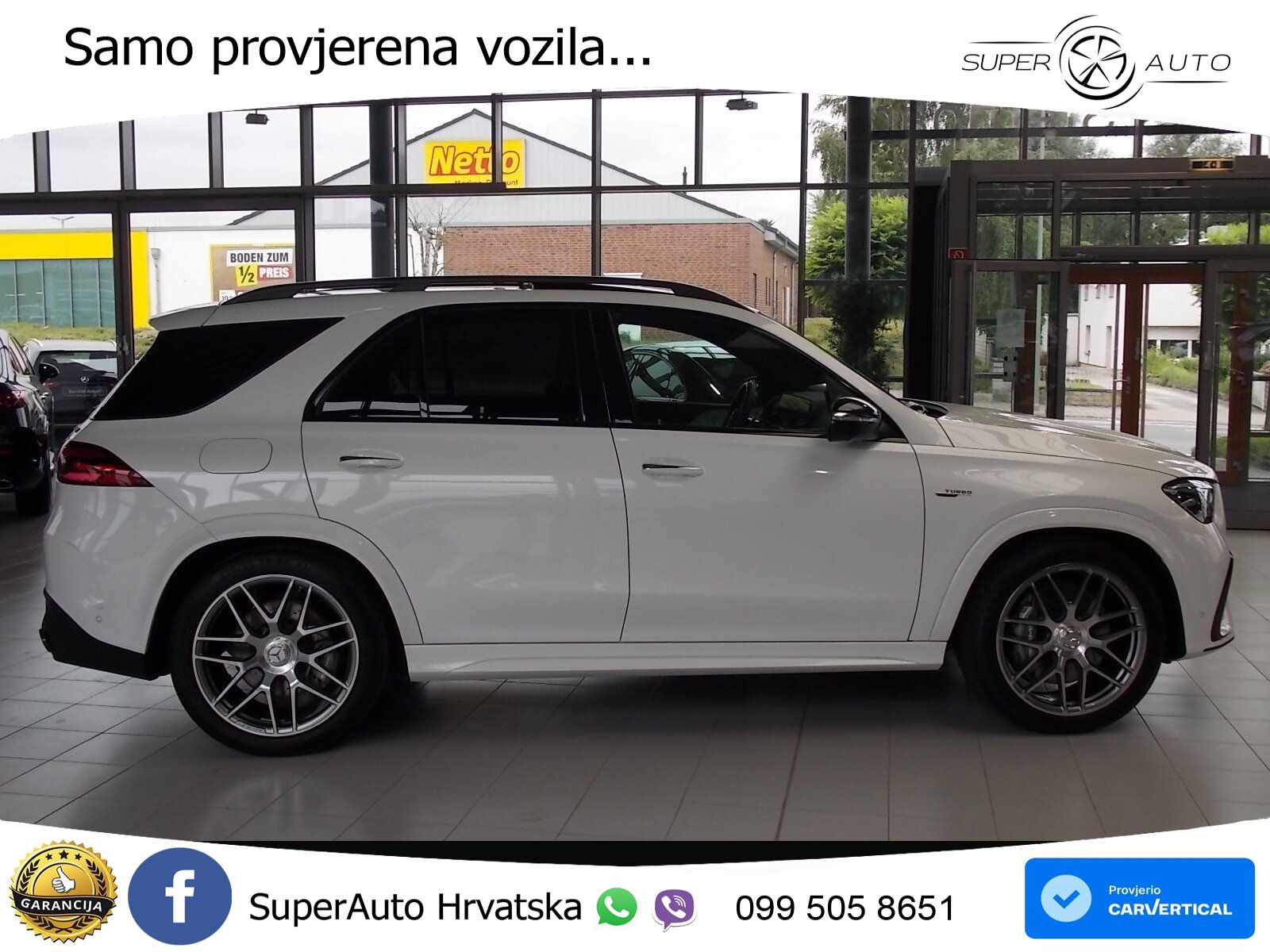 Mercedes AMG GLE 53 (544 KS) Hybrid 4MATIC+ 9G-TRONIC ACC+HEAD+4xGR SJED+360+PANO