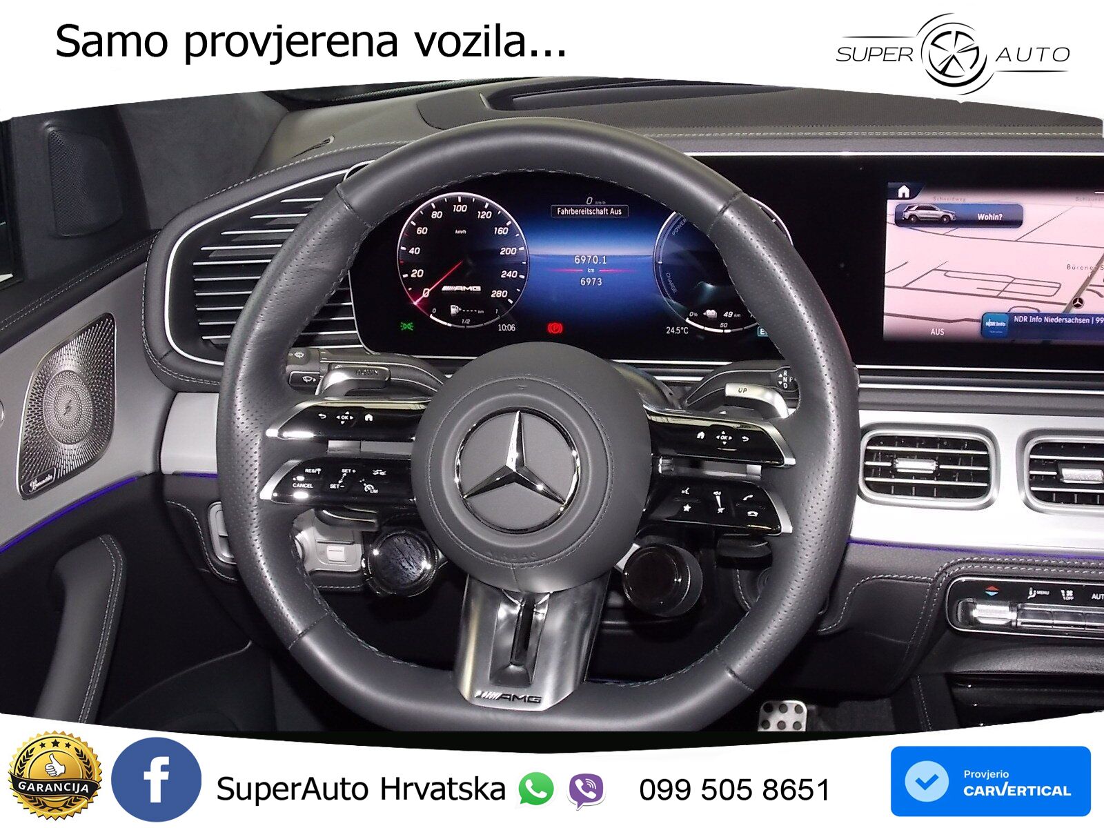 Mercedes AMG GLE 53 (544 KS) Hybrid 4MATIC+ 9G-TRONIC ACC+HEAD+4xGR SJED+360+PANO