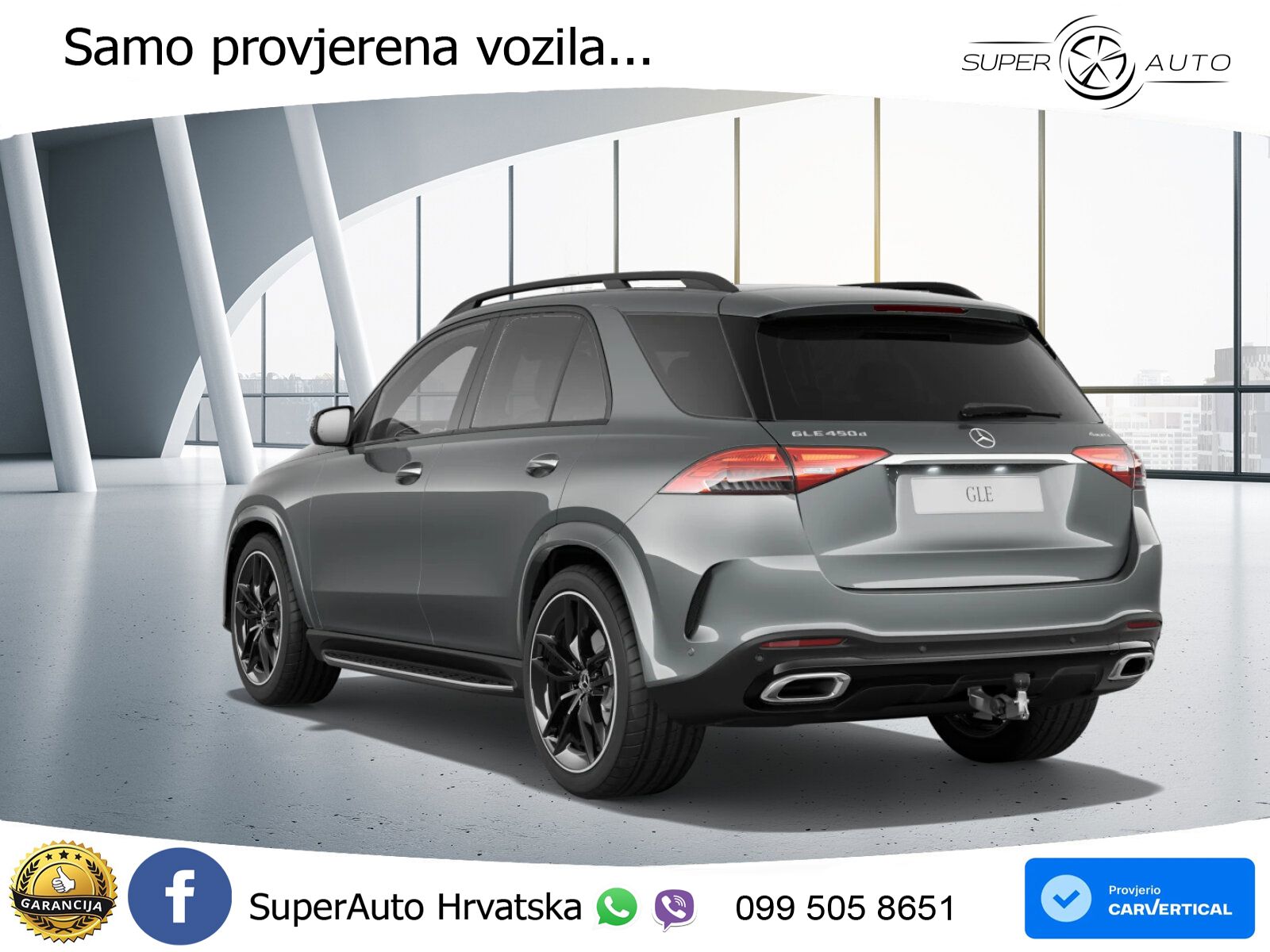 Mercedes GLE 450d (367 KS) EQ Boost 4MATIC 9G-TRONIC AMG LED+GR SJED+ACC