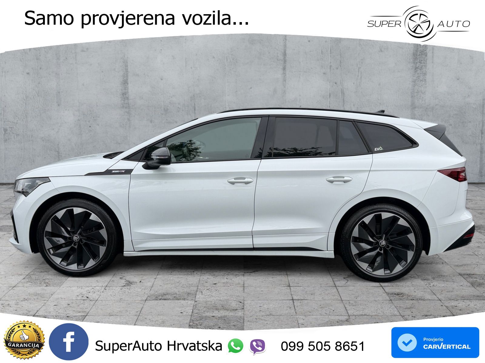 Škoda Enyaq iV 80 82 kWh (204 KS) SportLine LED+GR SJED+ACC