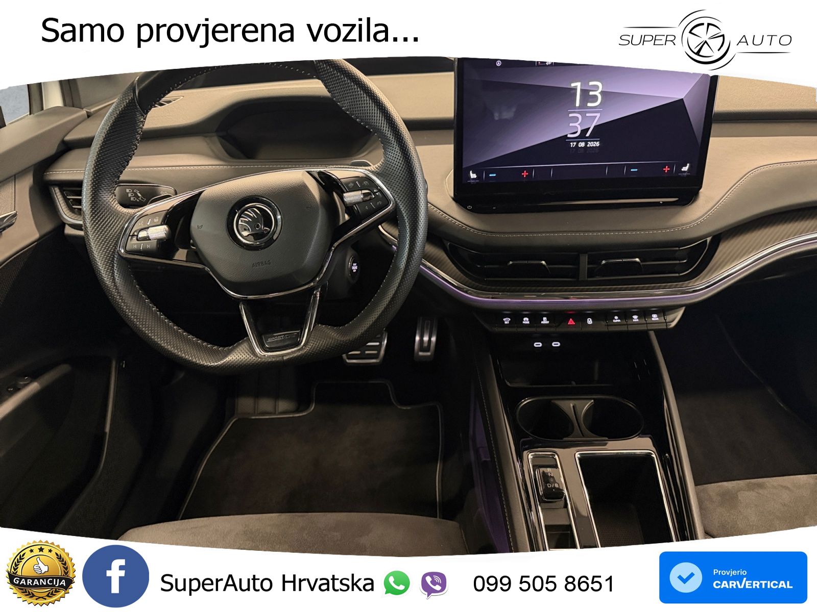 Škoda Enyaq iV 80 82 kWh (204 KS) SportLine LED+GR SJED+ACC