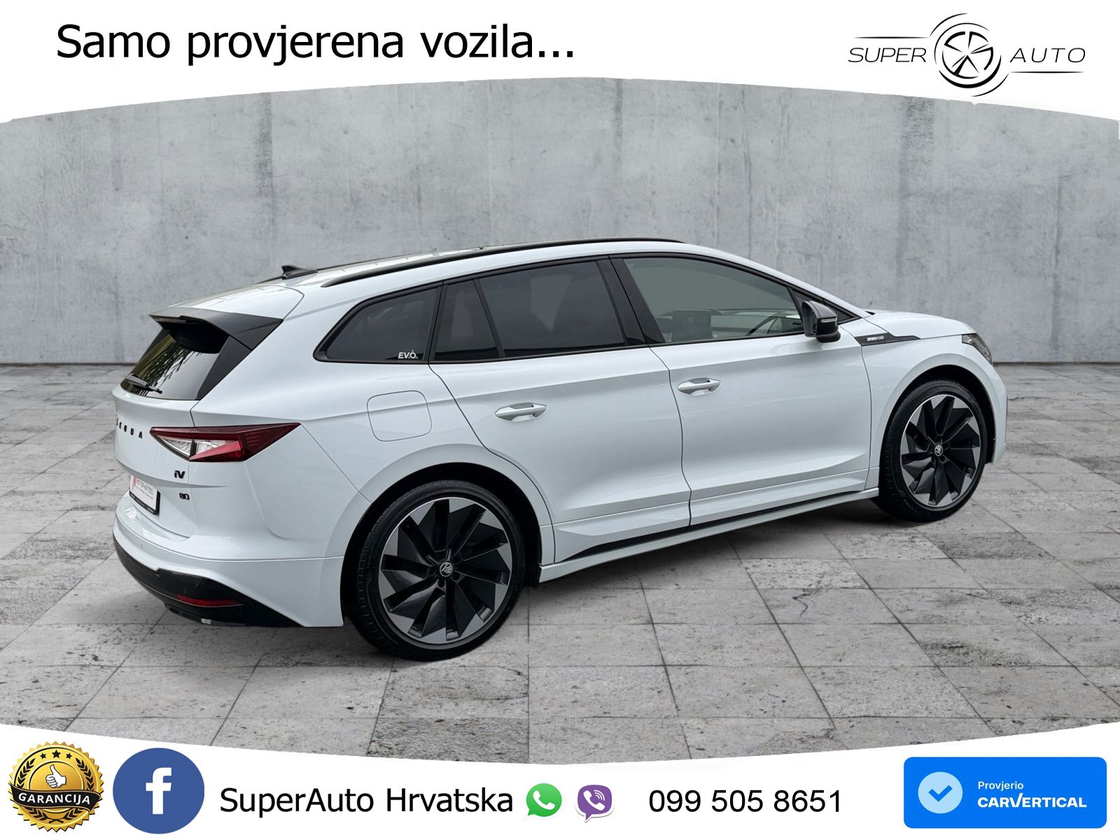 Škoda Enyaq iV 80 82 kWh (204 KS) SportLine LED+GR SJED+ACC