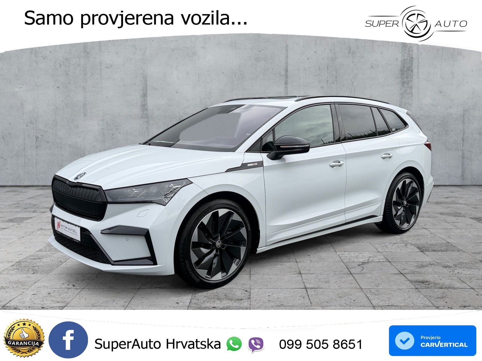 Škoda Enyaq iV 80 82 kWh (204 KS) SportLine LED+GR SJED+ACC