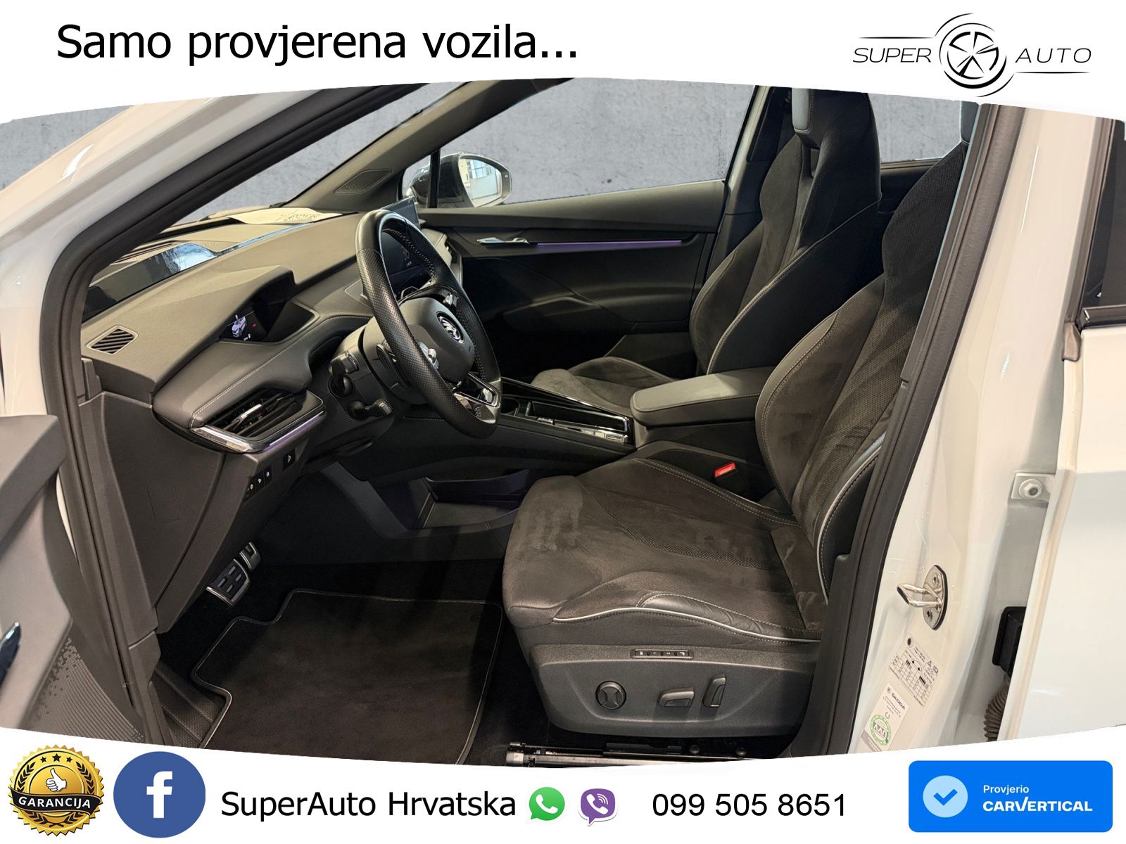 Škoda Enyaq iV 80 82 kWh (204 KS) SportLine LED+GR SJED+ACC