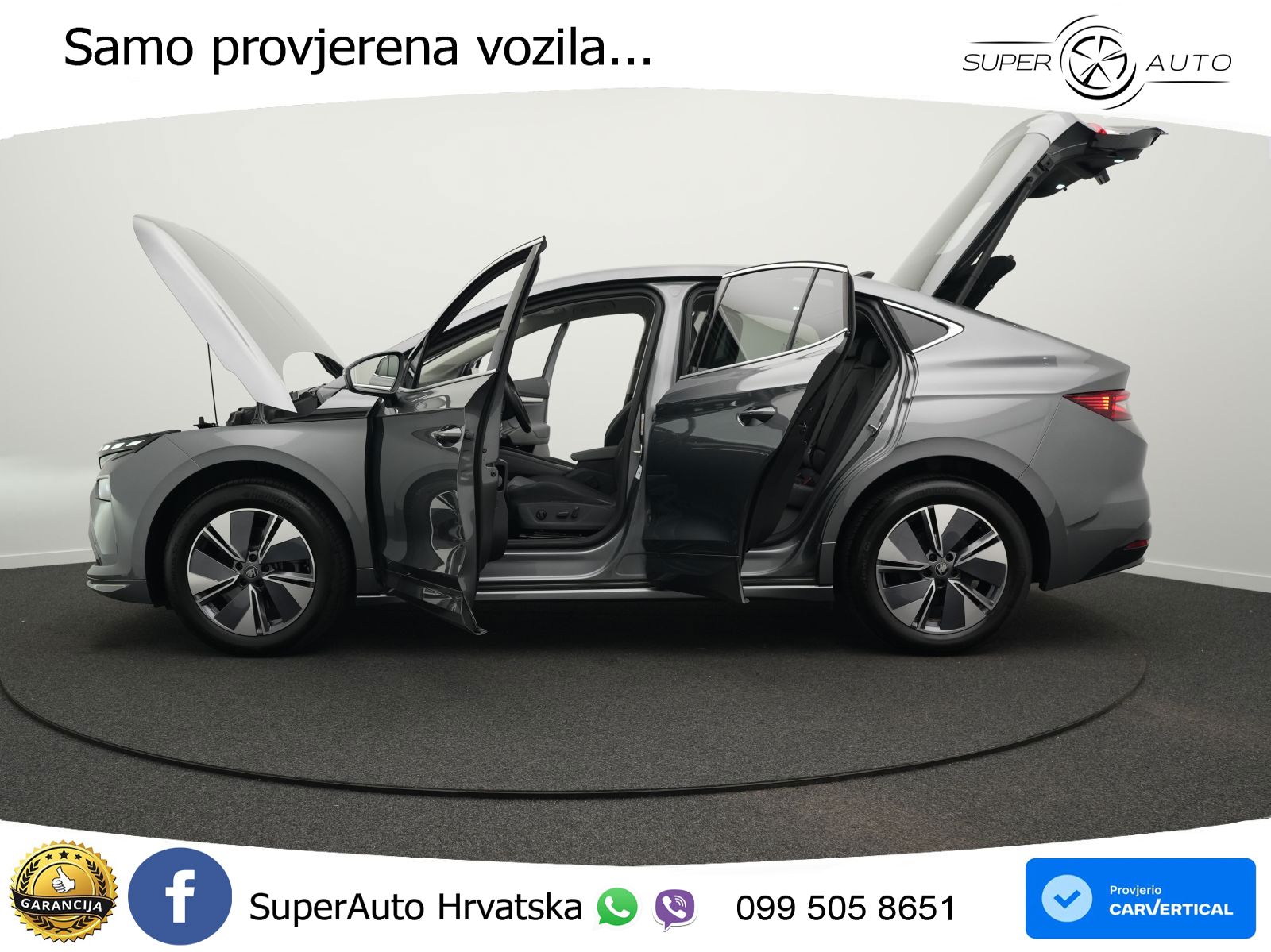 Škoda Enyaq Coupe 60 63 kWh (204 KS) LED+GR SJED+ACC