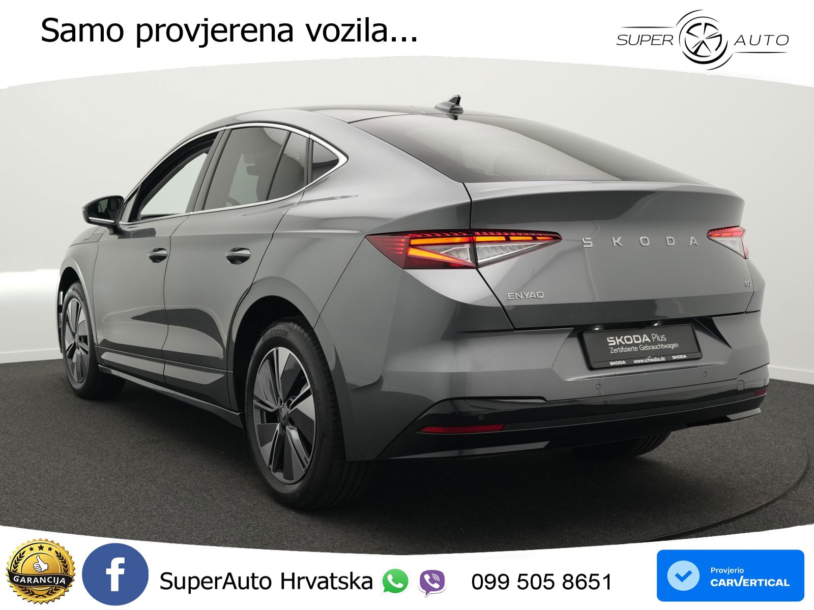 Škoda Enyaq Coupe 60 63 kWh (204 KS) LED+GR SJED+ACC