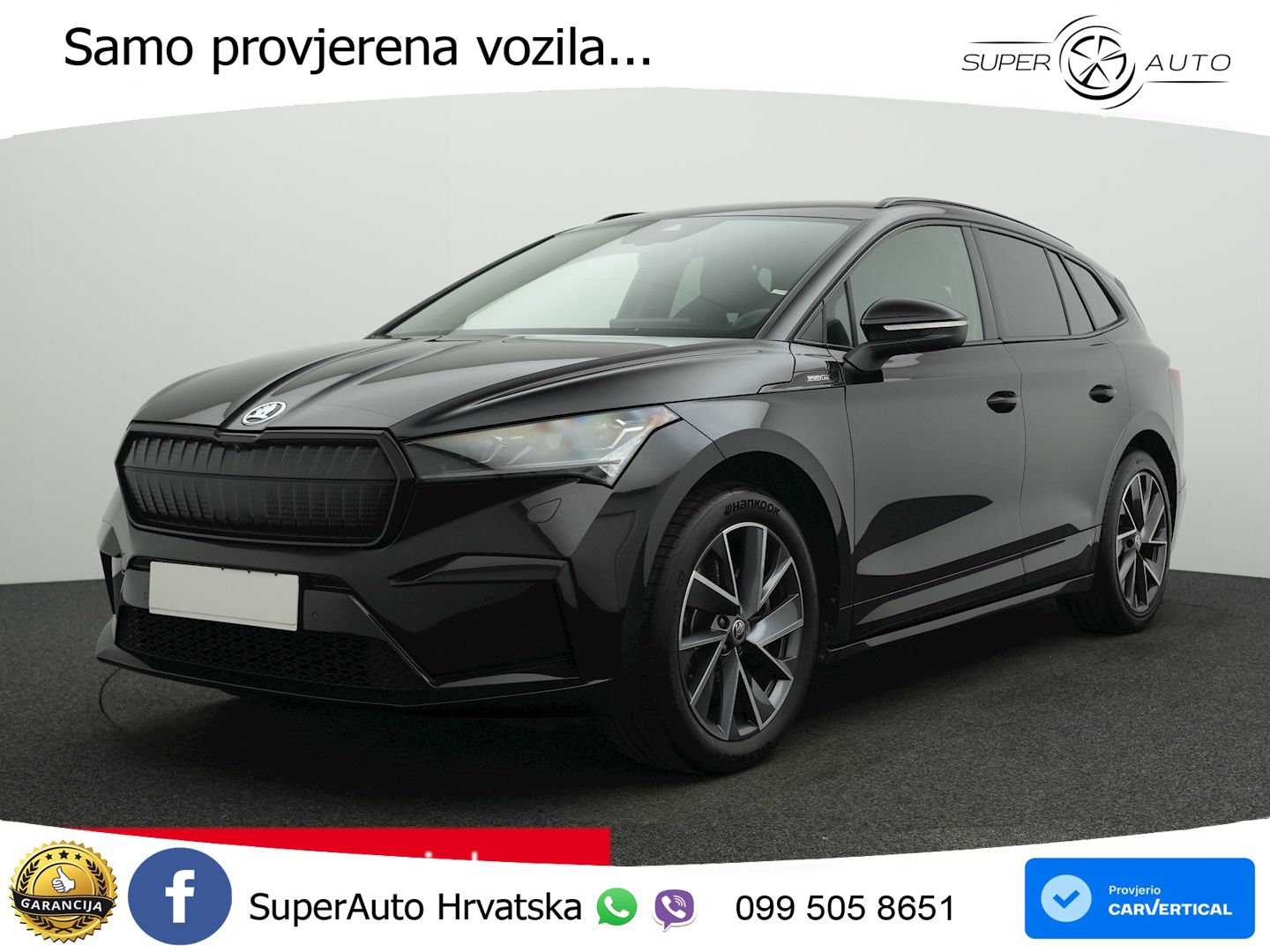 Škoda Enyaq iV 80x 82 kWh (265 KS) AWD SportLine LED+GR SJED+ACC