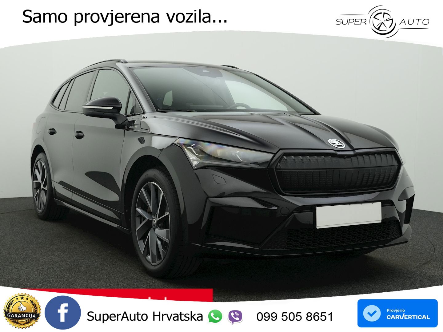 Škoda Enyaq iV 80x 82 kWh (265 KS) AWD SportLine LED+GR SJED+ACC