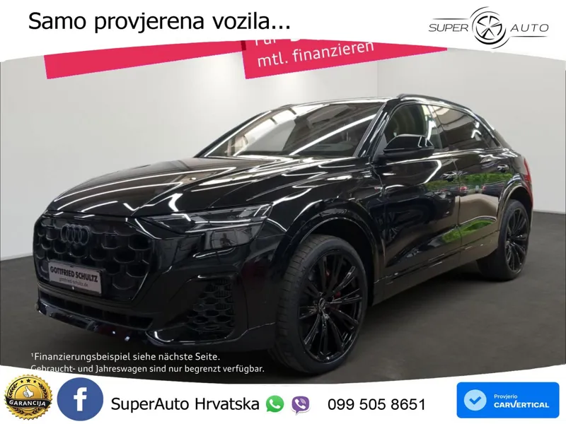 Audi Q8 60 TFSIe V6 (490 KS) quattro Tiptronic S line LED+GR SJED+ACC