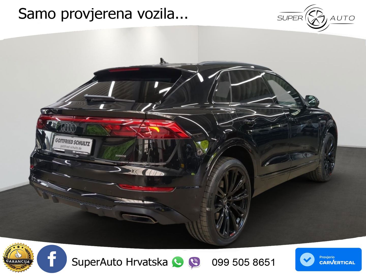 Audi Q8 60 TFSIe V6 (490 KS) quattro Tiptronic S line LED+GR SJED+ACC