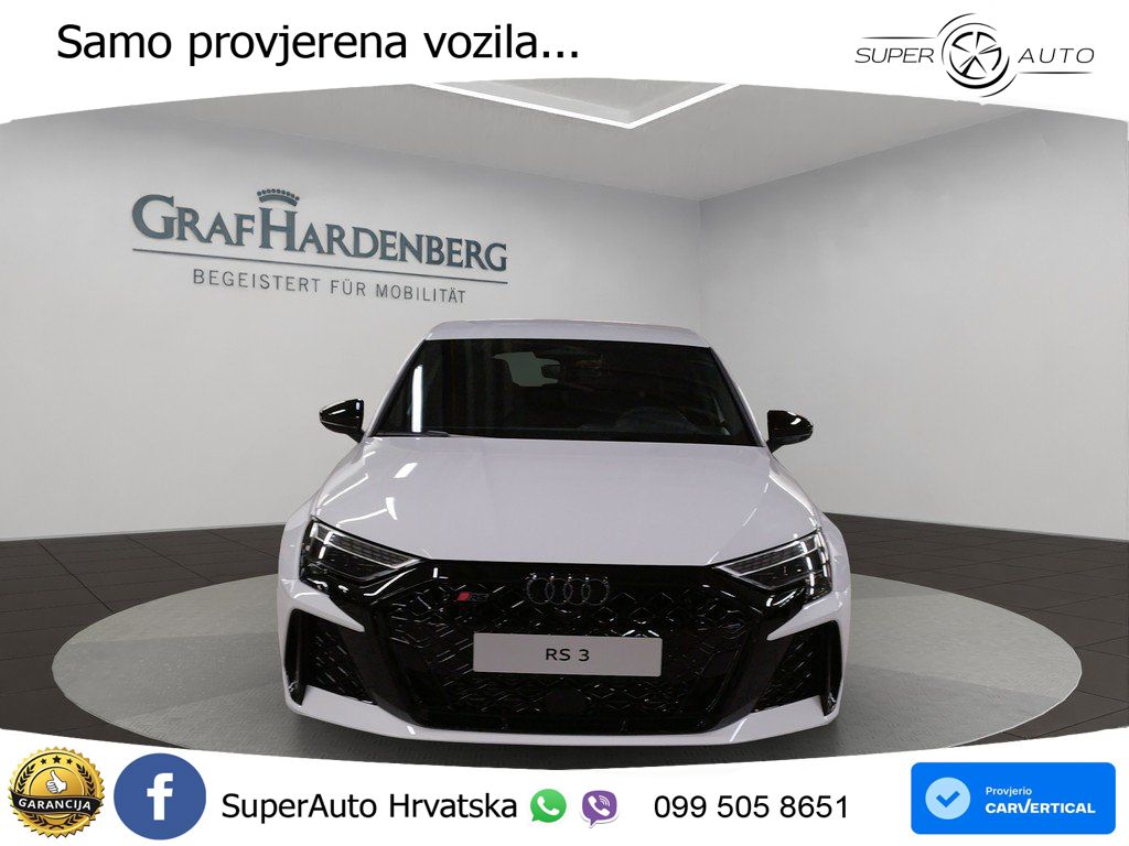 Audi RS3 Sedan 2.5 TFSI (400 KS) quattro S tronic LED+GR SJED+ACC