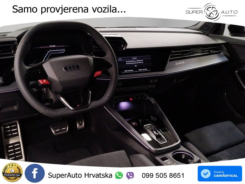 Audi RS3 Sedan 2.5 TFSI (400 KS) quattro S tronic LED+GR SJED+ACC