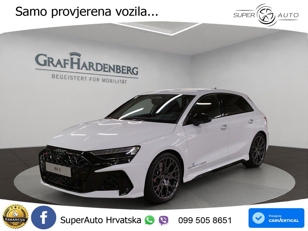 Audi RS3 Sedan 2.5 TFSI (400 KS) quattro S tronic LED+GR SJED+ACC