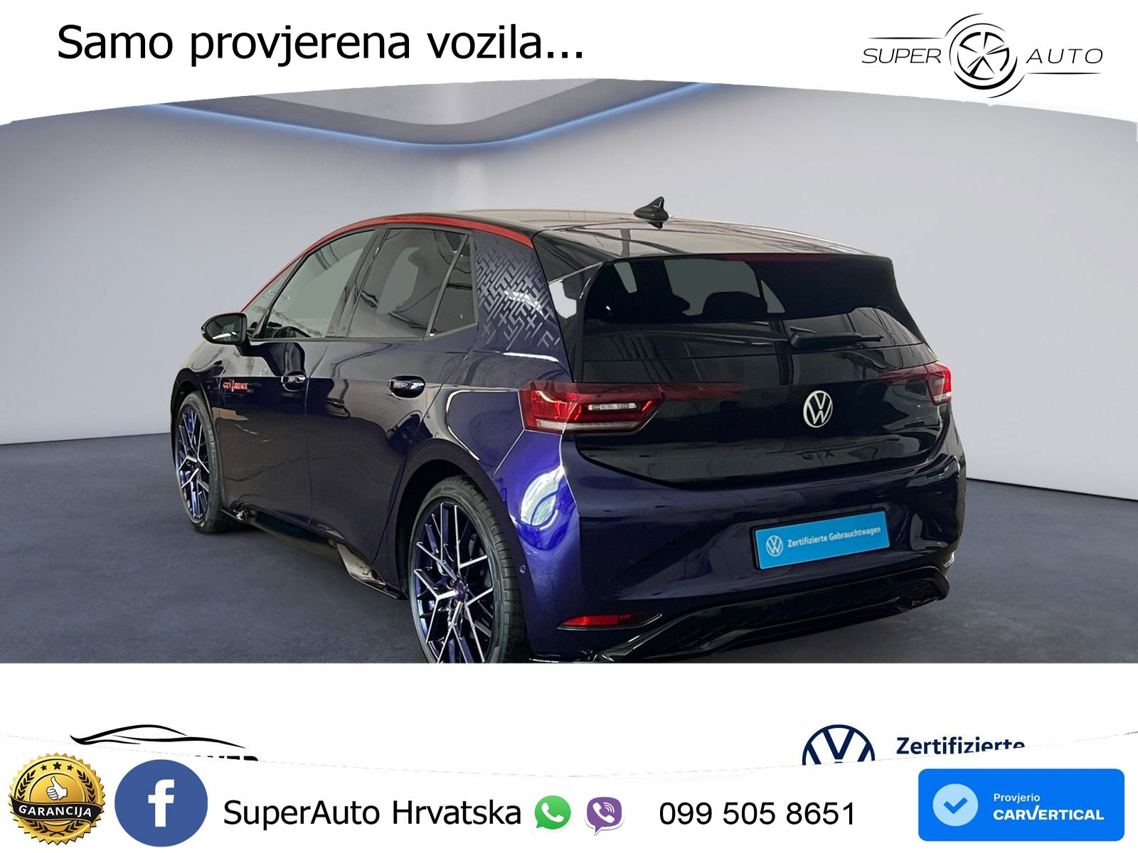 Volkswagen ID.3 GTX 84 kWh (286 KS) LED+GR SJED+ACC