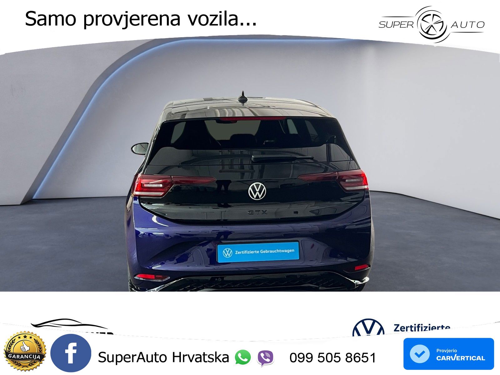 Volkswagen ID.3 GTX 84 kWh (286 KS) LED+GR SJED+ACC