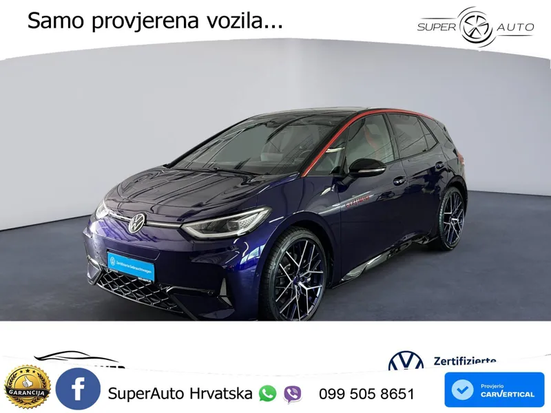 Volkswagen ID.3 GTX 84 kWh (286 KS) LED+GR SJED+ACC