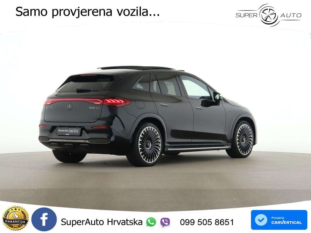 Mercedes EQE SUV AMG 43 100 kWh (476 KS) 4MATIC ACC+HEAD+4xGR SJED+360+PANO