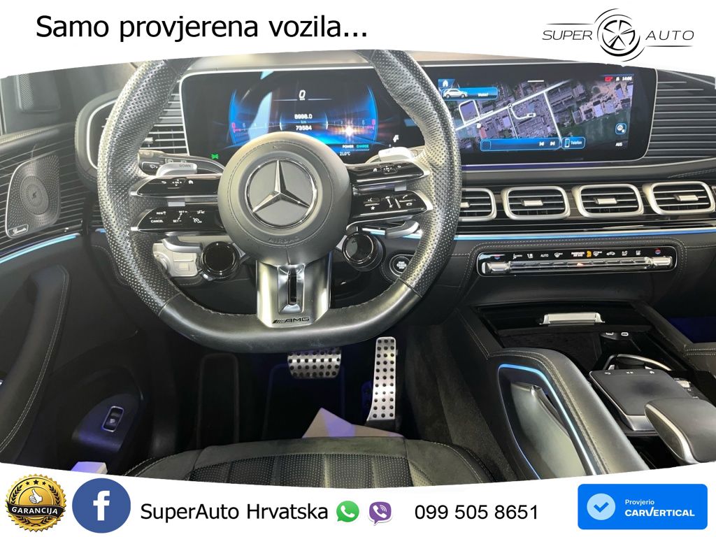 Mercedes AMG GLE 63 S V8 (612 KS) EQ Boost 4MATIC+ AMG SPEEDSHIFT TCT 9G LED+GR SJED+ACC