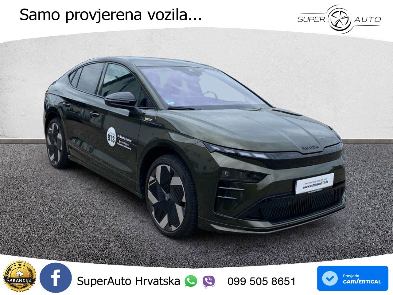 Škoda Enyaq Coupe RS 84 kWh (340 KS) AWD LED+GR SJED+ACC