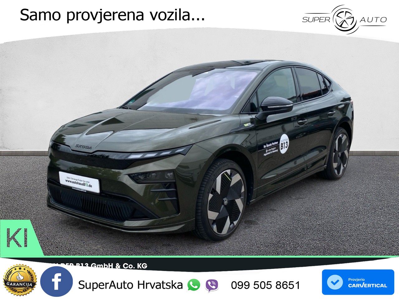 Škoda Enyaq Coupe RS 84 kWh (340 KS) AWD LED+GR SJED+ACC
